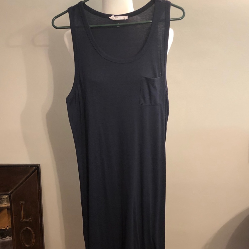 Casual Midi Tank dress - Navy L